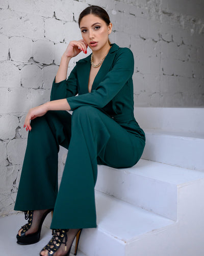 Emerald Bridal Jumpsuit (article 238)