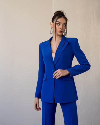 Blue SINGLE-BREASTED SUIT 2-PIECE (ARTICLE 354)