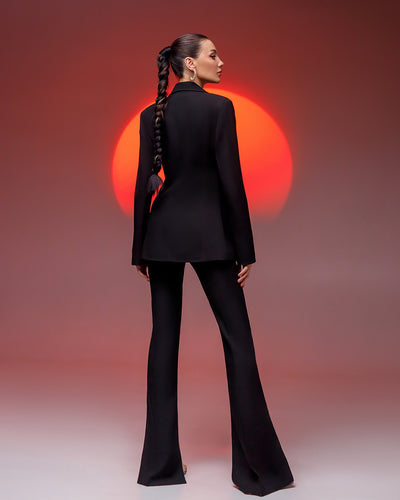 Black SINGLE-BREASTED SUIT 2-PIECE (ARTICLE 332)