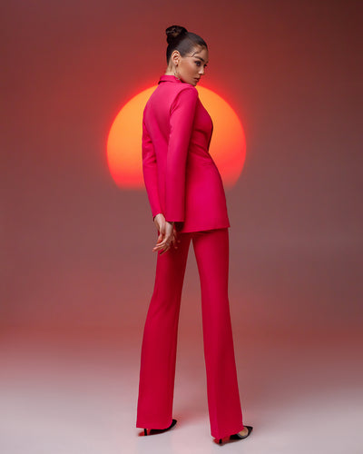 Crimson Shawl Lapel Suit 2-Piece (article 314)