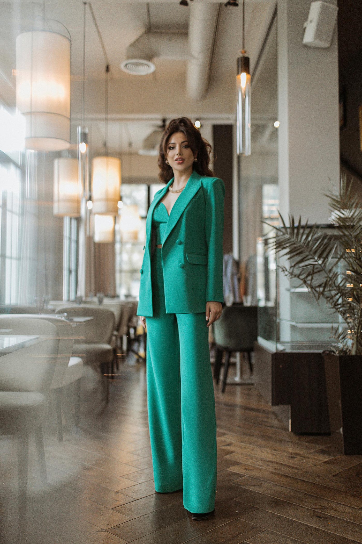 Emerald Double Breasted Suit 3-Piece (article 300)