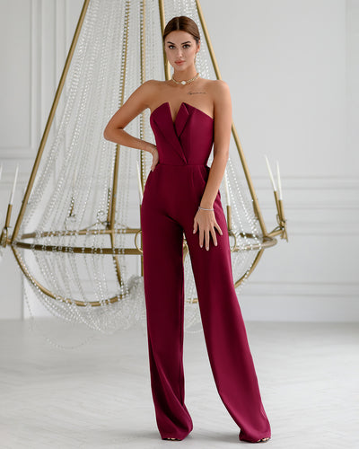 Bordeaux CORSET JUMPSUIT (ARTICLE 066)