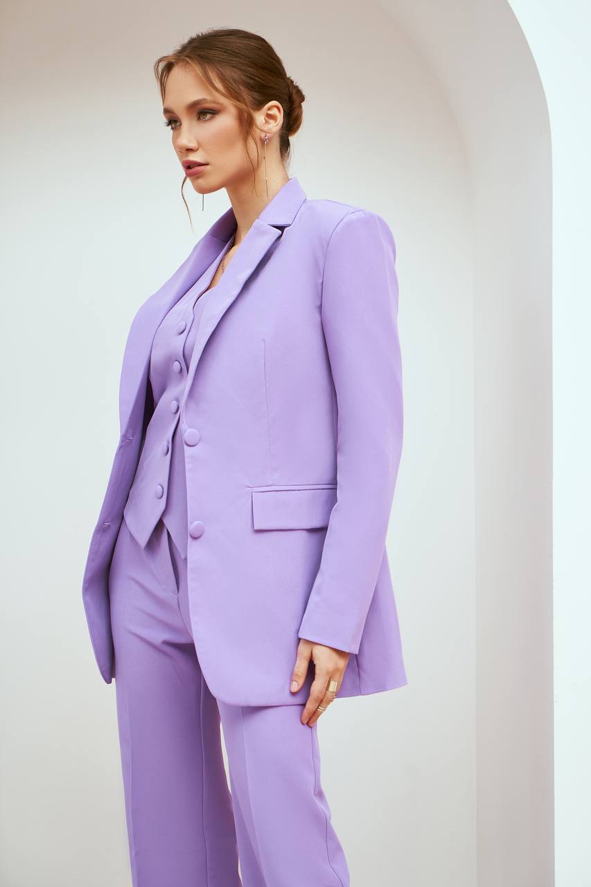 Purple REGULAR-FIT 3-PIECE SUIT (ARTICLE 402)