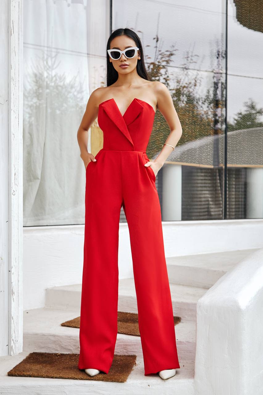 Red Corset Jumpsuit (article 066)