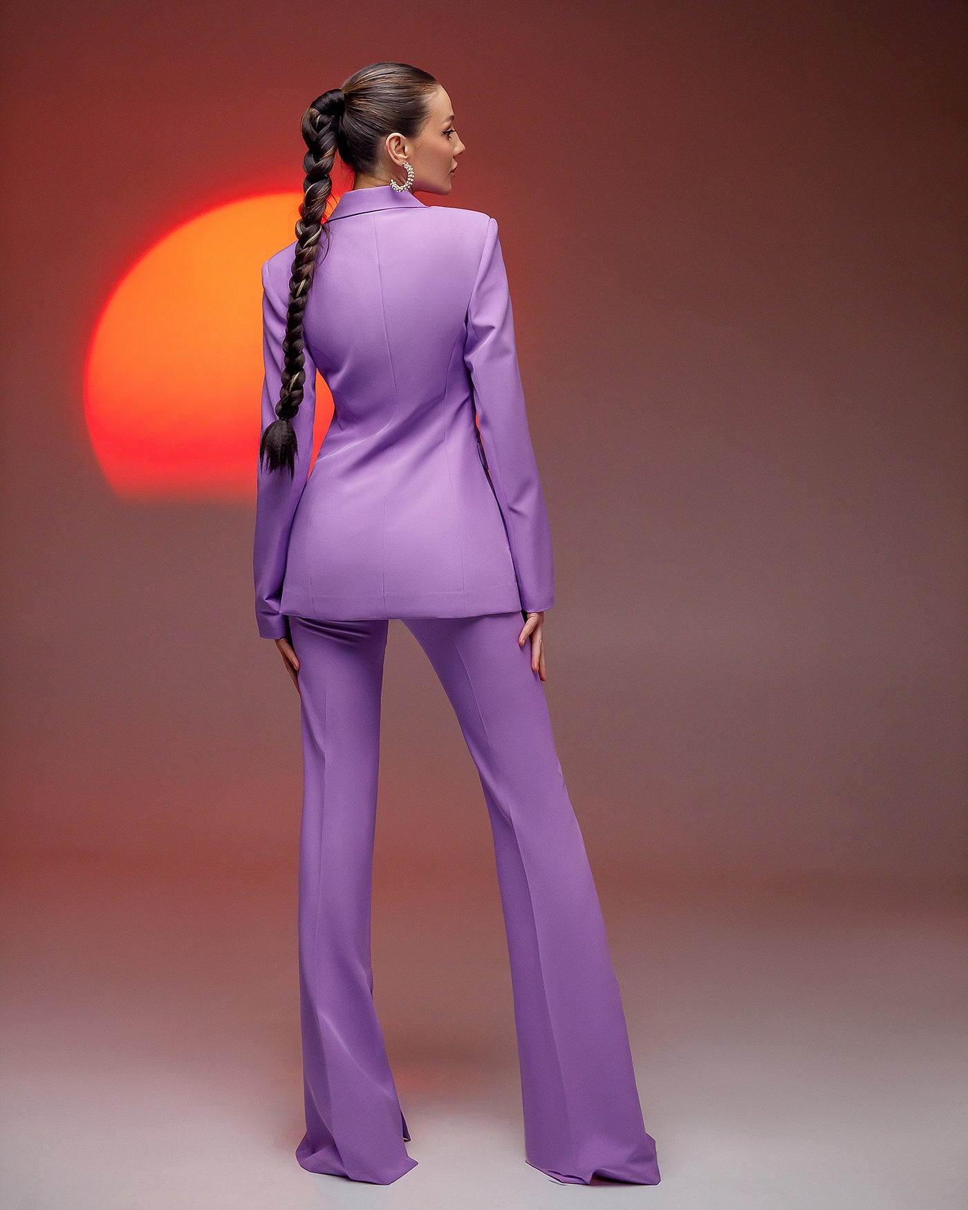 Lavender SINGLE-BREASTED SUIT 2-PIECE (ARTICLE 332)