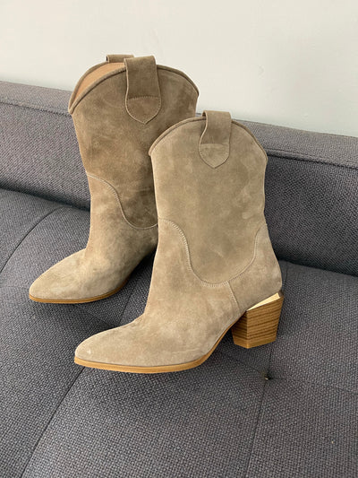 Beige Cowboy BOOTS