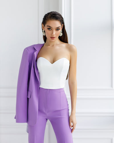 Lavender SINGLE-BREASTED SUIT 2-PIECE (ARTICLE 332)