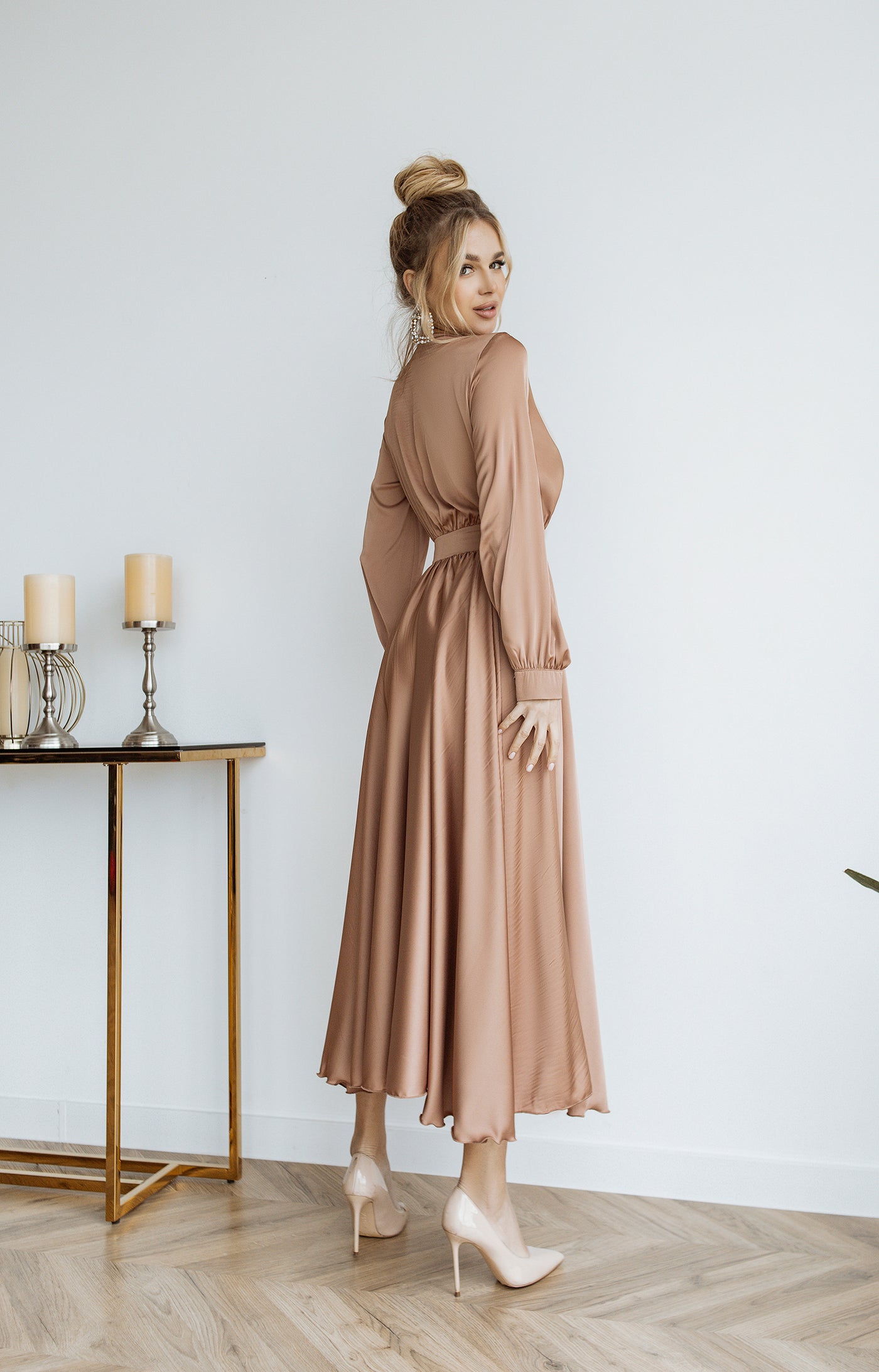 Mocco MIDI LONG SLEEVE DRESS (ARTICLE C393)