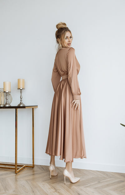 Mocco MIDI LONG SLEEVE DRESS (ARTICLE C393)