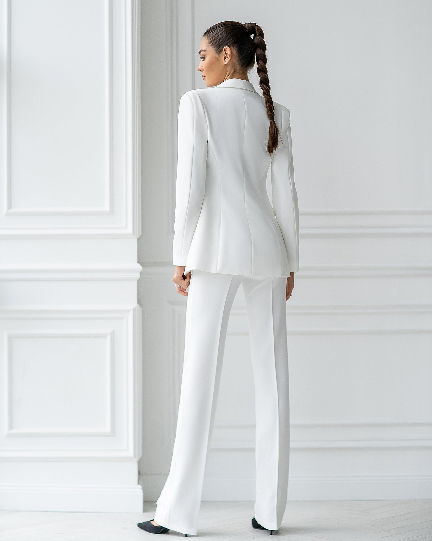 White SINGLE-BREASTED SUIT 2-PIECE (ARTICLE 354)