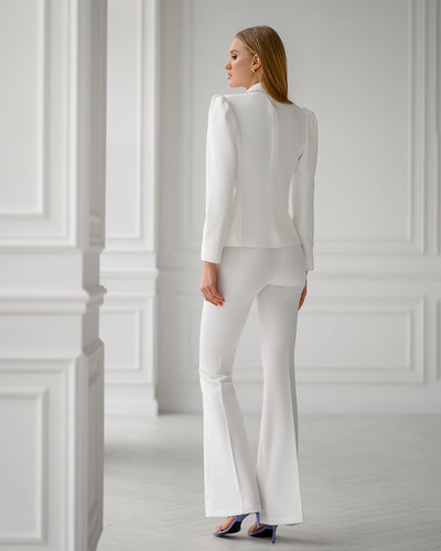 White Double Breasted Suit 2-Piece (article 282)