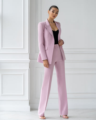 Dusty Pink Single-Breasted Suit 2-Piece (article 354)