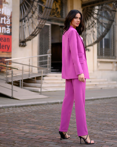 Purple Double-Breasted Suit 2-Piece (article 404)