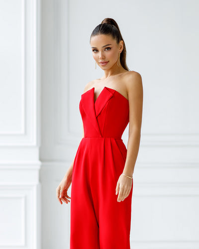 Red Corset Jumpsuit (article 066)