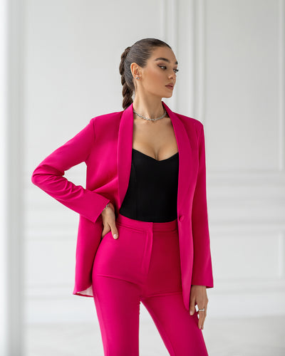 Crimson Shawl Lapel Suit 2-Piece (article 314)