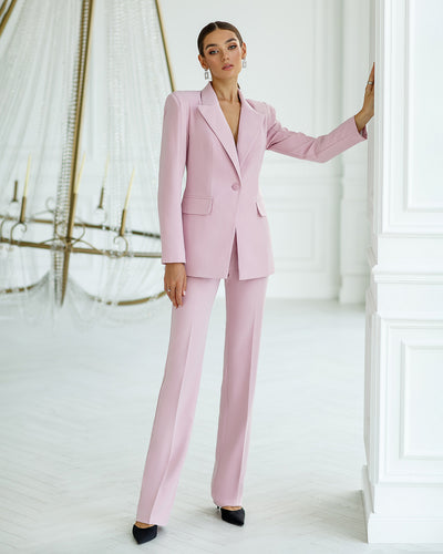 Dusty Pink Single-Breasted Suit 2-Piece (article 354)