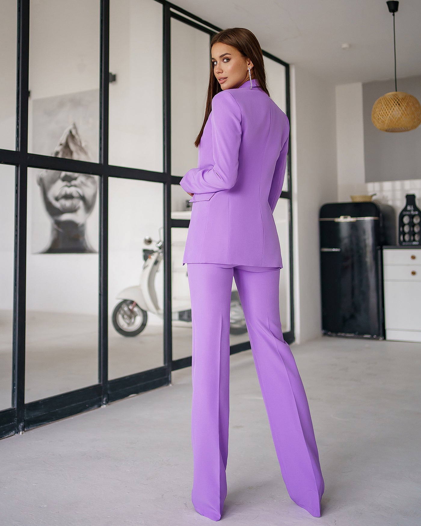 Purple REGULAR-FIT 3-PIECE SUIT (ARTICLE 402)