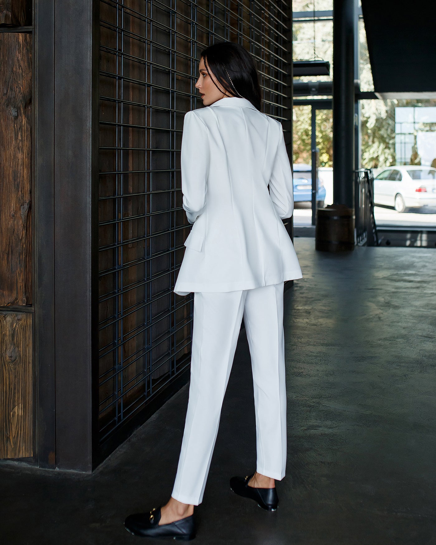 White REGULAR-FIT 3-PIECE SUIT (ARTICLE 012)