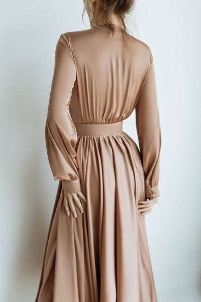 Mocco MIDI LONG SLEEVE DRESS (ARTICLE C393)