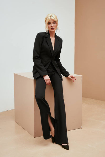 Black SINGLE-BREASTED SUIT 2-PIECE (ARTICLE 332)