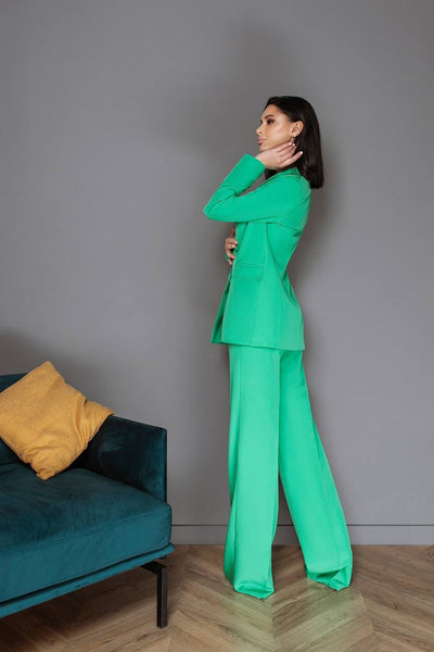 Green Belted Double Breasted Suit 2-Piece (article C273)