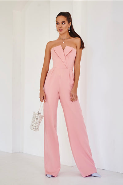 Dusty Pink Corset Jumpsuit (article 066)