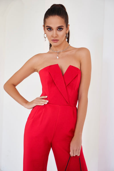 Red Corset Jumpsuit (article 066)