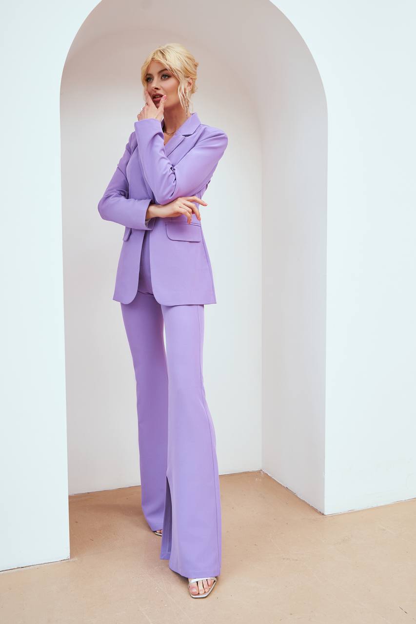 Lavender SINGLE-BREASTED SUIT 2-PIECE (ARTICLE 332)