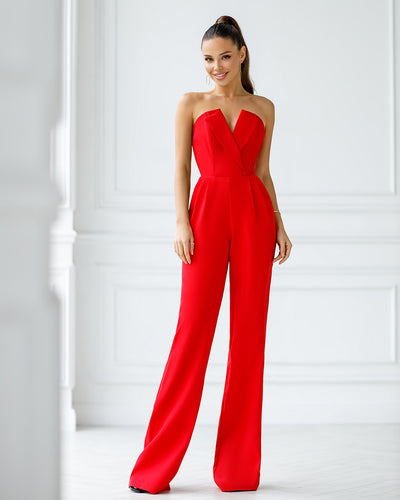 Red Corset Jumpsuit (article 066)