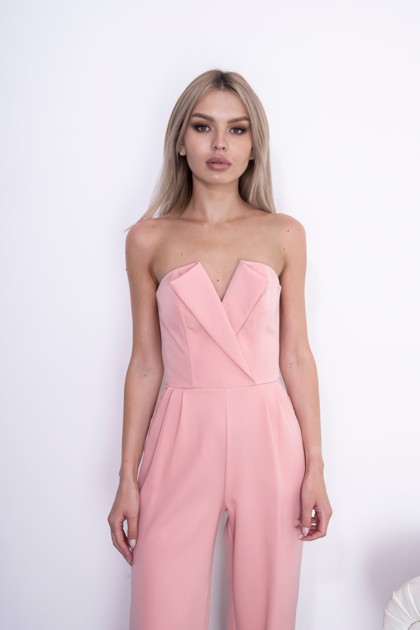 Dusty Pink Corset Jumpsuit (article 066)