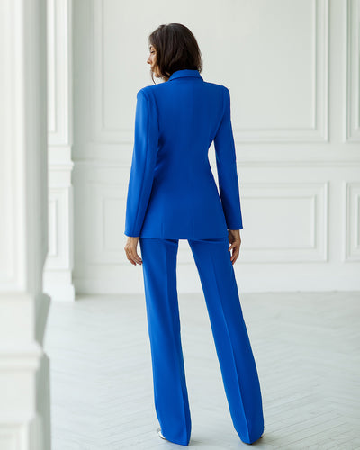 Blue SINGLE-BREASTED SUIT 2-PIECE (ARTICLE 354)