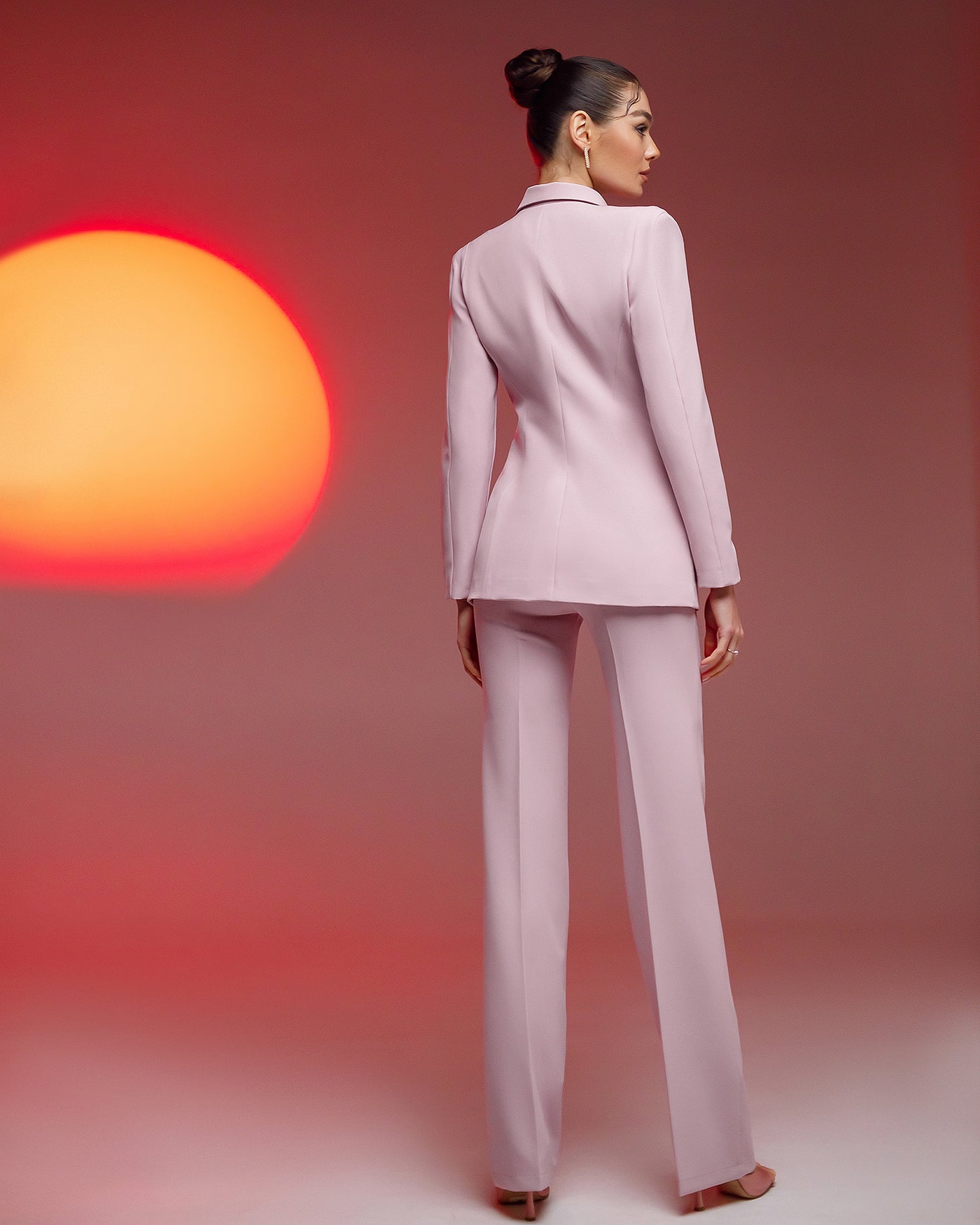 Dusty Pink Single-Breasted Suit 2-Piece (article 354)