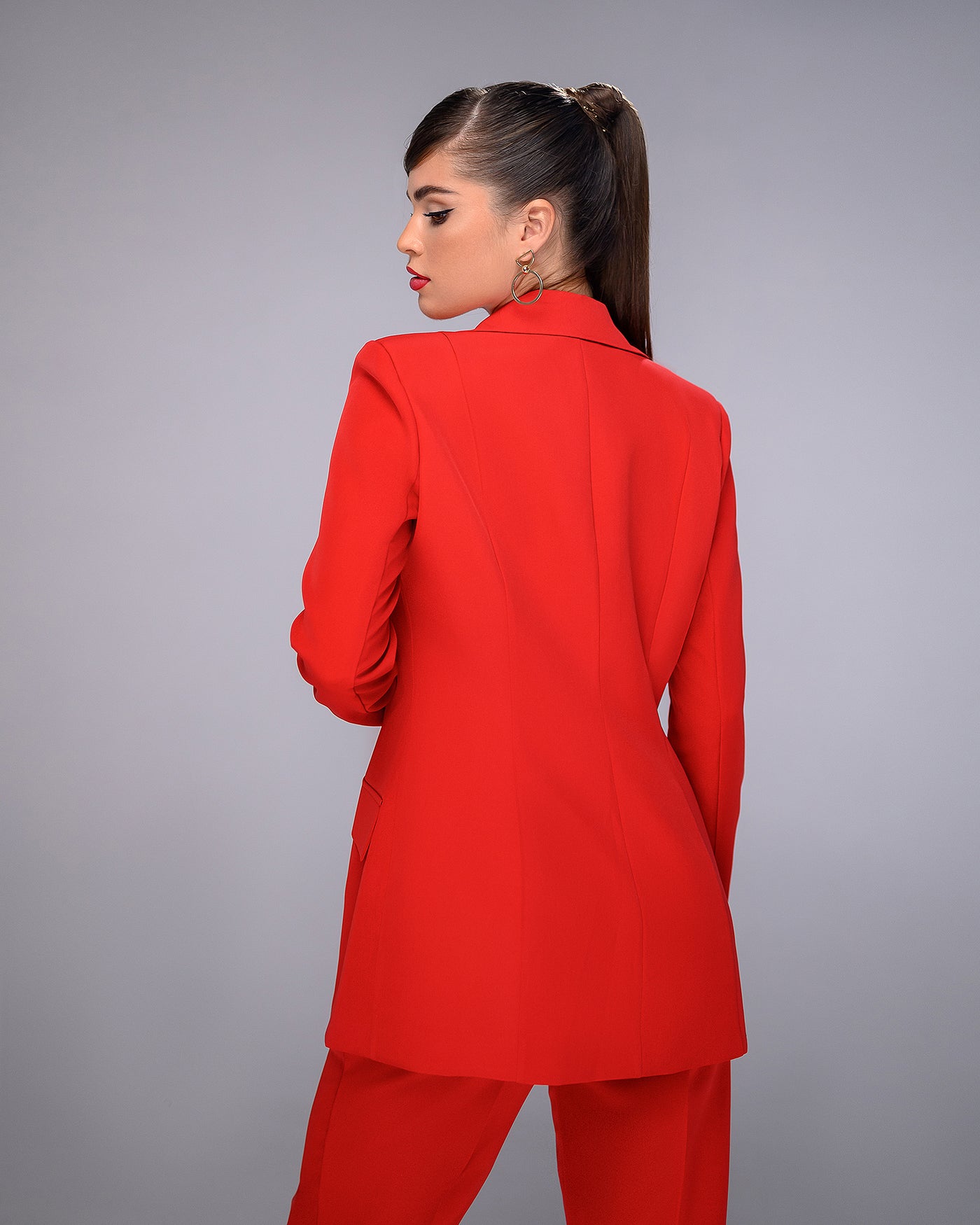 Red Single-Breasted Suit 2-Piece (article 400)