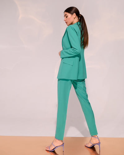 Green Regular-Fit 3-Piece Suit (article 012)