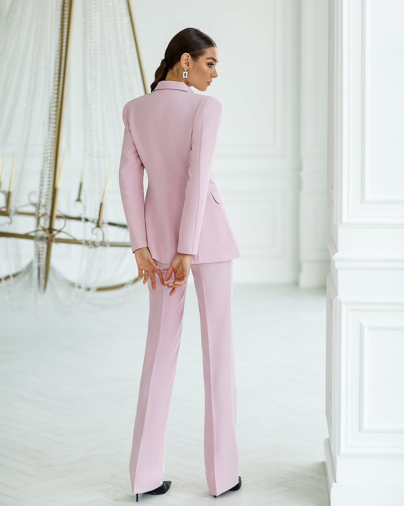 Dusty Pink Single-Breasted Suit 2-Piece (article 354)