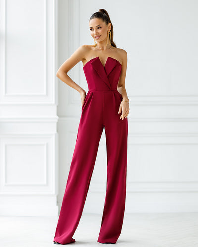 Bordeaux CORSET JUMPSUIT (ARTICLE 066)