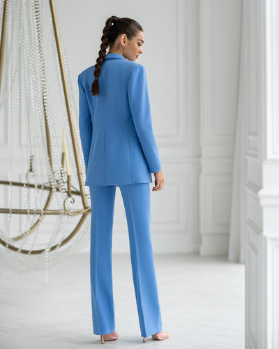 Blue REGULAR-FIT 3-PIECE SUIT (ARTICLE 402)