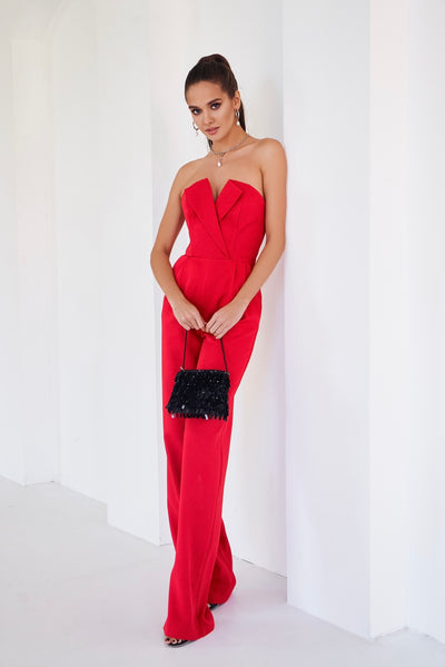 Red Corset Jumpsuit (article 066)