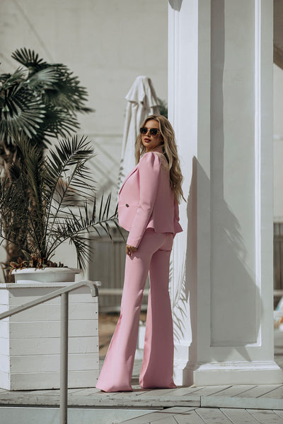 Pink DOUBLE BREASTED SUIT 2-PIECE (ARTICLE C333)