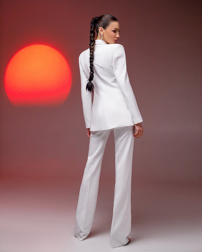 White SINGLE-BREASTED SUIT 2-PIECE (ARTICLE 354)