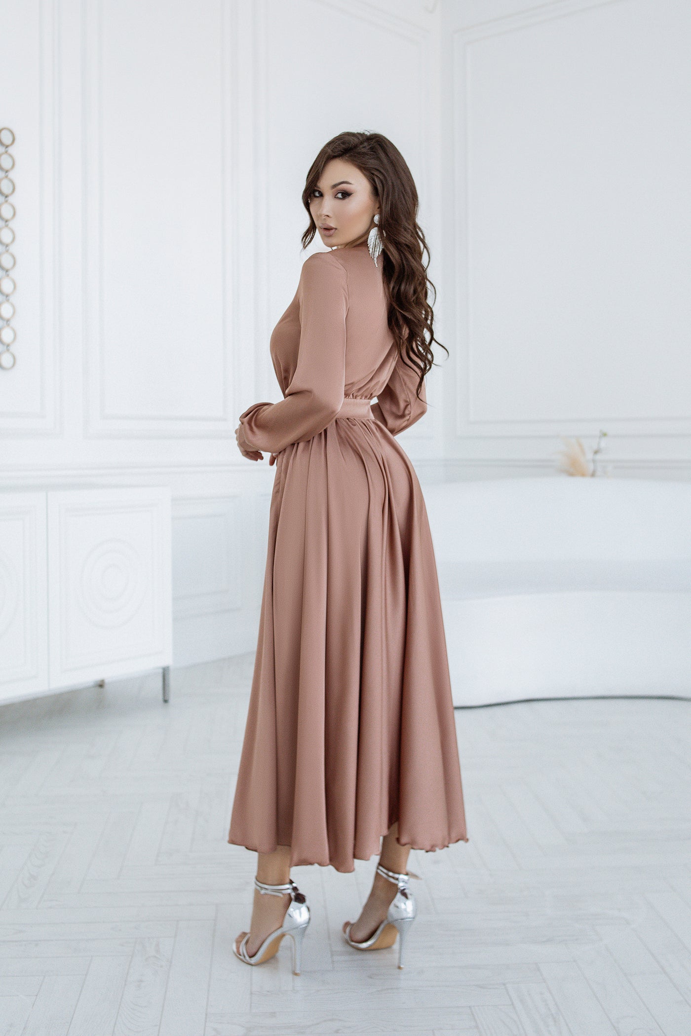 Mocco MIDI LONG SLEEVE DRESS (ARTICLE C393)