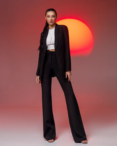 Black Shawl Lapel Suit 2-Piece (article 314)