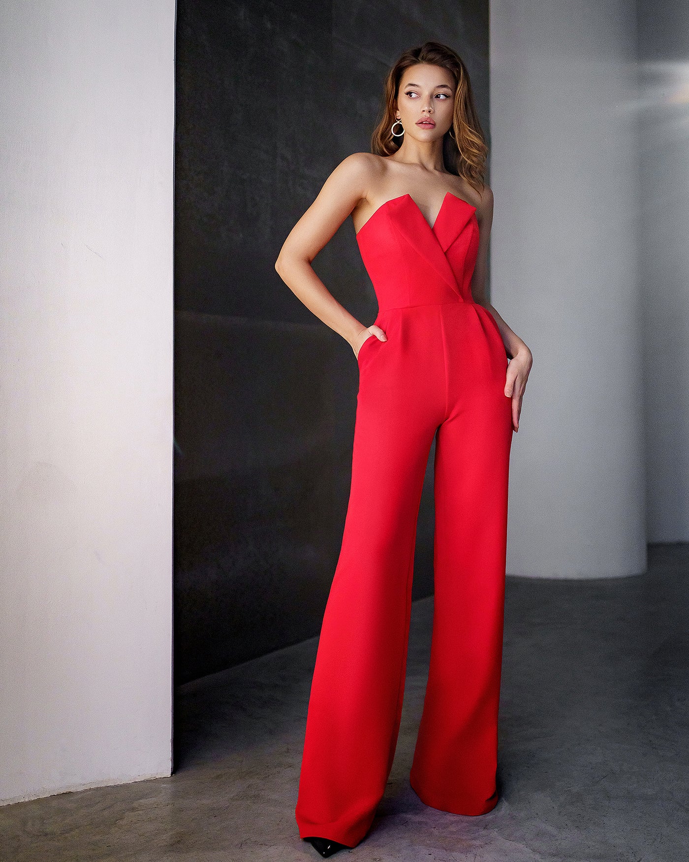 Red Corset Jumpsuit (article 066)