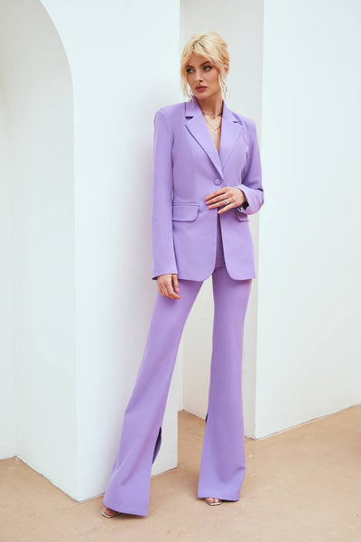 Lavender SINGLE-BREASTED SUIT 2-PIECE (ARTICLE 332)