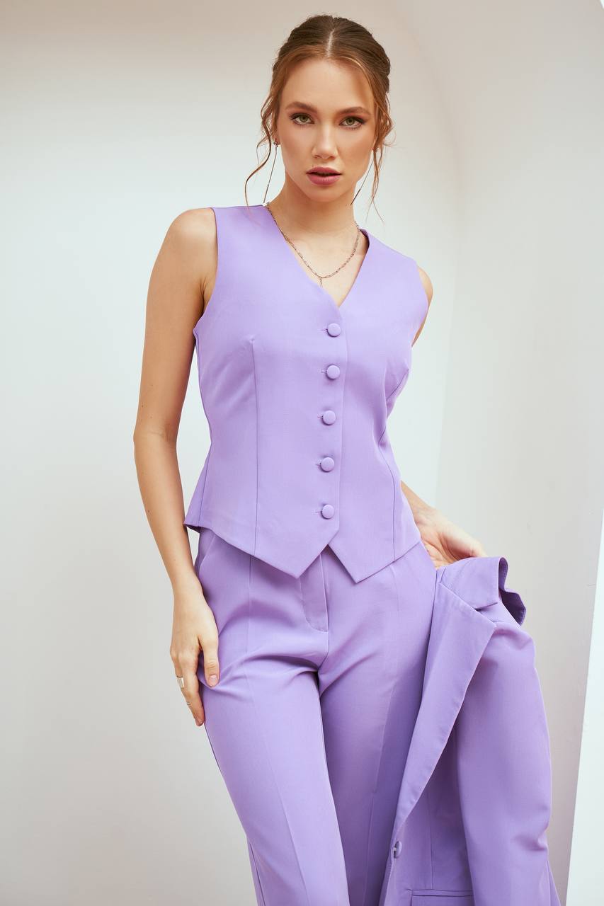 Purple REGULAR-FIT 3-PIECE SUIT (ARTICLE 402)