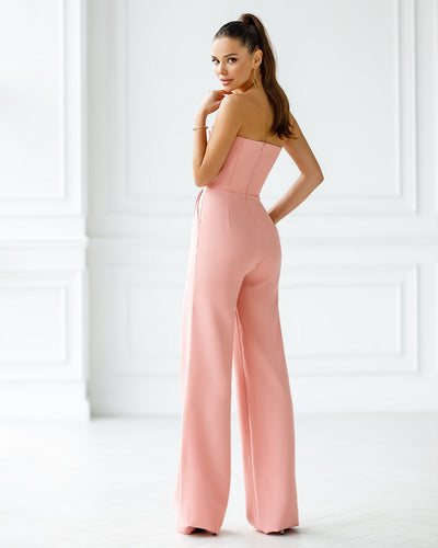 Dusty Pink Corset Jumpsuit (article 066)